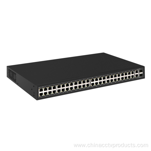 48Ports CCTV Network PoE Switch with Gigabit SFP